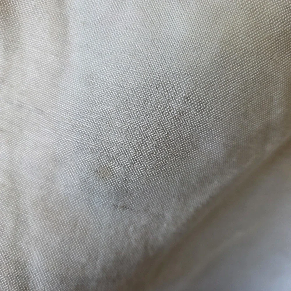 Cubavera Pants Mens Size XL (40-42) Beige Wide Leg Linen Blend Chinos Drawstring